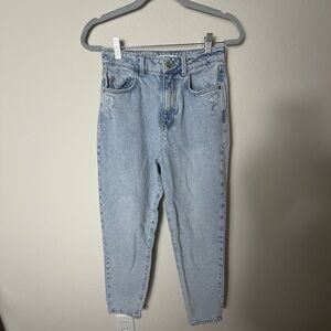 Zara Light Blue Ankle Jeans